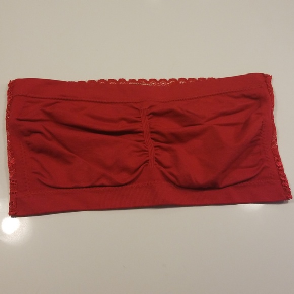 Lace Back Unpadded Bandeau - Picture 2 of 2